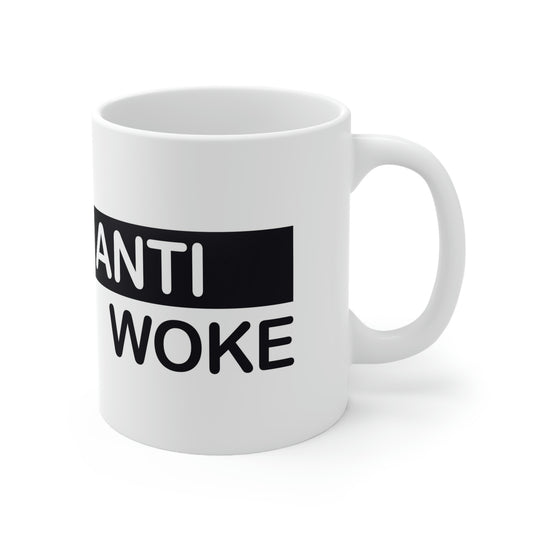 'Anti Woke' Ceramic Mug 11oz