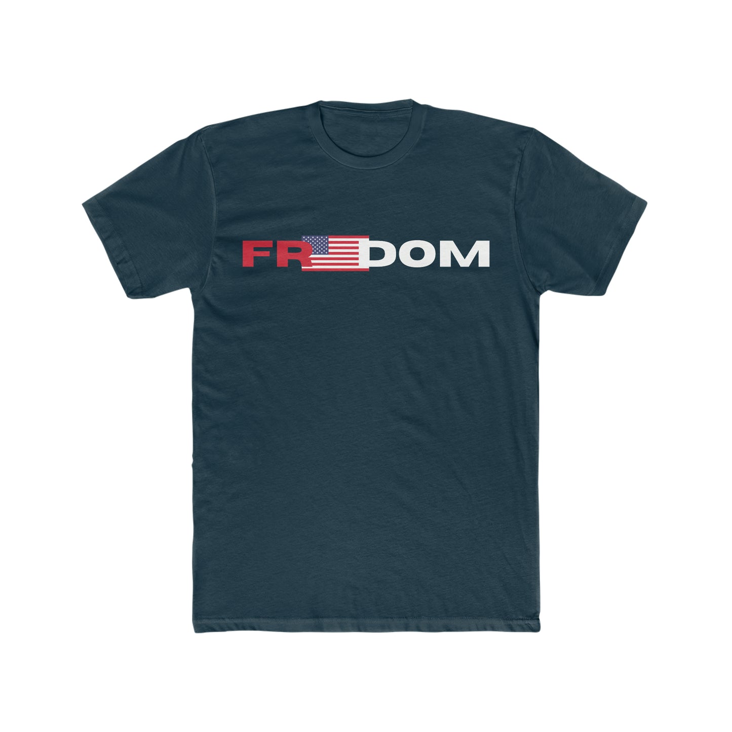 'Freedom 2' Men's Cotton Crew Tee