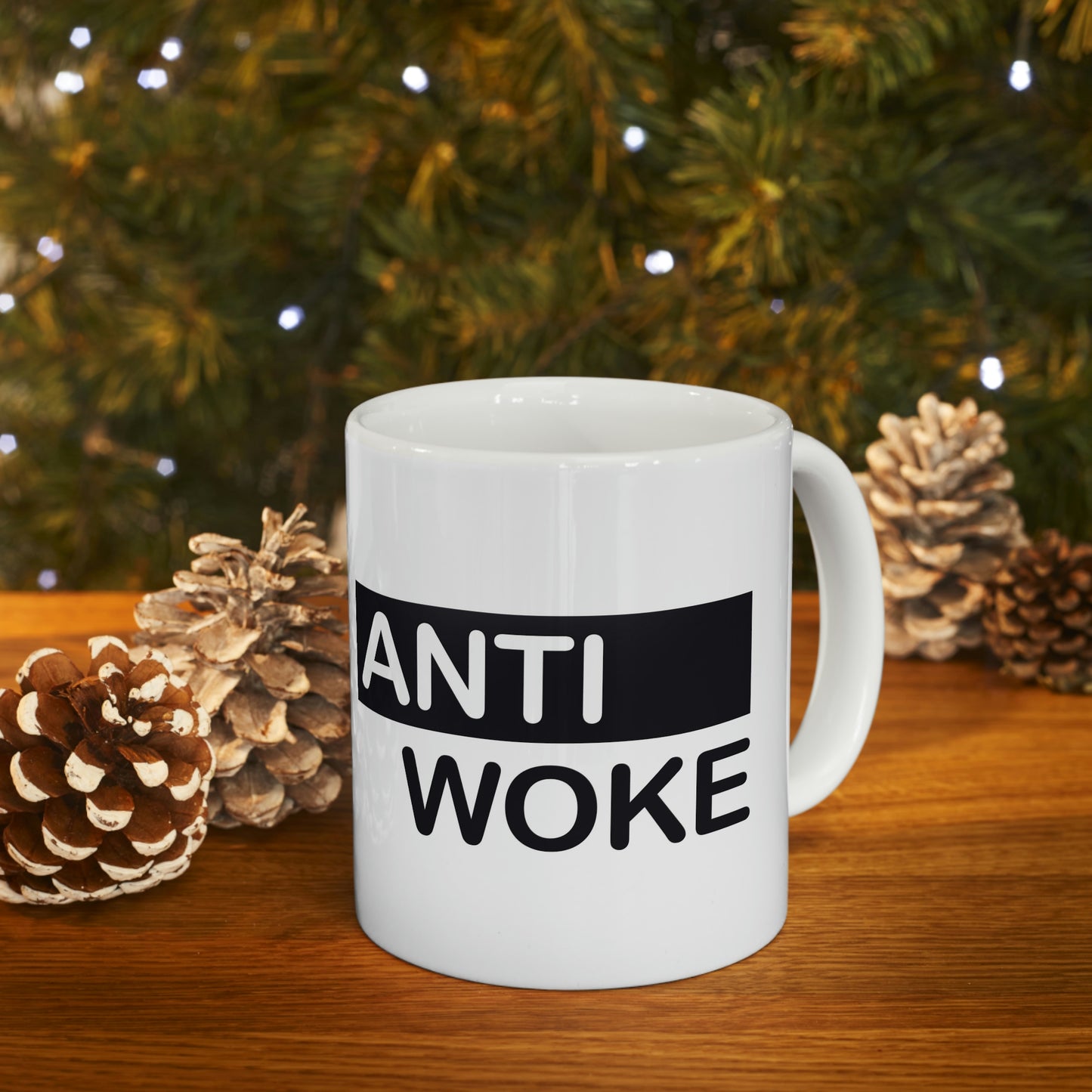 'Anti Woke' Ceramic Mug 11oz